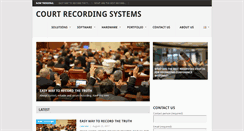 Desktop Screenshot of courtrecording.org