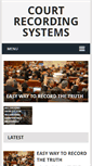 Mobile Screenshot of courtrecording.org